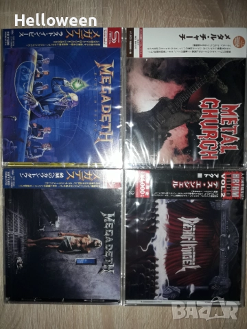 Намалени! Slayer,Metallica,Iron Maiden,Accept -Japan Discs