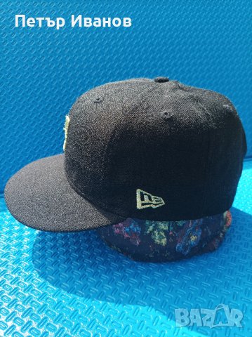 Черна шапка с козирка New Era 59FIFTY DC, снимка 2 - Шапки - 41403094