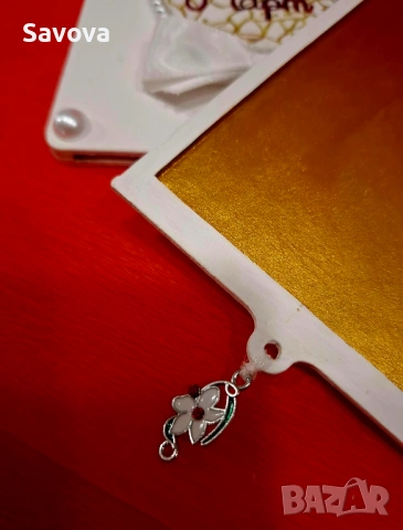 Дървена картичка за пари "8 март", снимка 5 - Подаръци за жени - 53078472