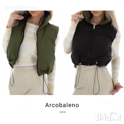 Дамско преходно реверсивно яке, 3цвята , снимка 7 - Якета - 51315750