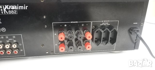 Yamaha AX-390 стерео усилвател – 2x90W RMS, снимка 5 - Ресийвъри, усилватели, смесителни пултове - 51801376