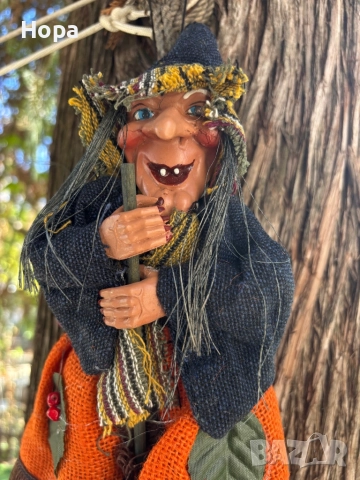 Висяща Баба Яга 30см., снимка 12 - Декорация за дома - 52263944