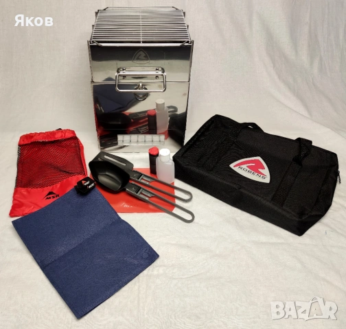 Сгъваема мини печка за къмпинг Robens Firewood Stove с прибори MSR