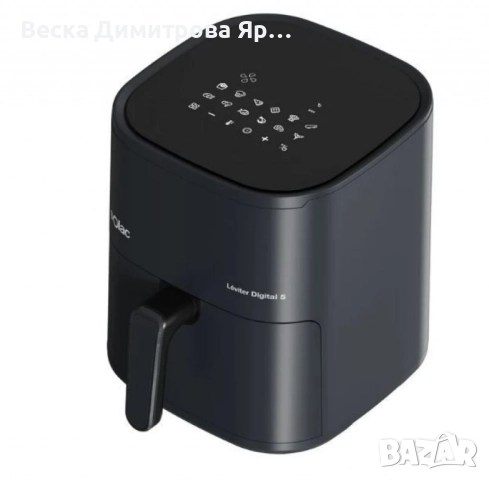 Фритюрник без масло Solac Léviter Digital 5 – 1500W, 5L, 12 програми, дигитален дисплей, снимка 6 - Фритюрници - 51737780