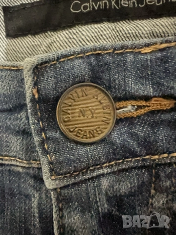 Calvin Klein Jeans мъжки дънки Regular Straight W30/L34, снимка 5 - Дънки - 55874312