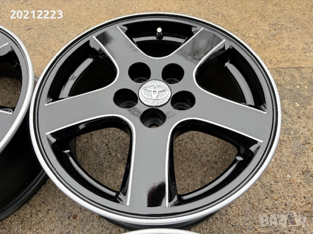 4 броя алуминиеви джанти за Toyota Yaris-Hybrid 15, снимка 9 - Гуми и джанти - 53380169
