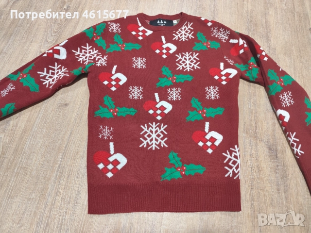 коледно пуловерче , снимка 2 - Блузи с дълъг ръкав и пуловери - 52336577