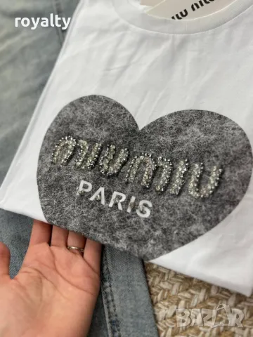 Miu Miu дамски тениски , снимка 2 - Тениски - 49691550