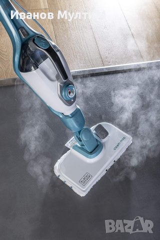 Парочистачка стийм моп Black & Decker Steam Mop 10в1 1300W, снимка 6 - Парочистачки и Водоструйки - 42094378