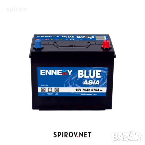Акумулатор Ennexy Blue Asia JIS 12V 70AH 570A (R+)