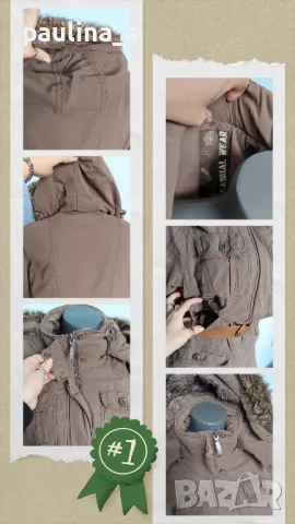 Два различни броя / Топло палто тип парка "Cecil" и "Infinity woman" / голям размер , снимка 5 - Палта, манта - 49217511