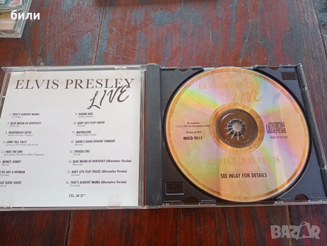 ELVIS PRESLEY live, снимка 3 - CD дискове - 41963432