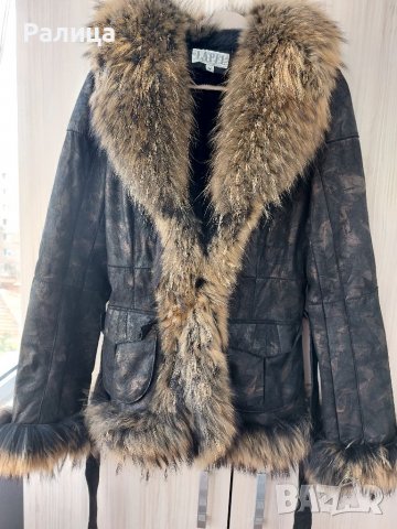 Палто естествен косъм , снимка 3 - Палта, манта - 39160866