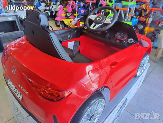 MERCEDES-BENZ 12V Акумулаторна кола CLS 350 червен, снимка 4 - Други - 53849507
