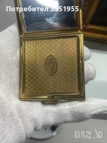 Колекционерска красива кутия за пудра за лице, снимка 9 - Антикварни и старинни предмети - 49878388