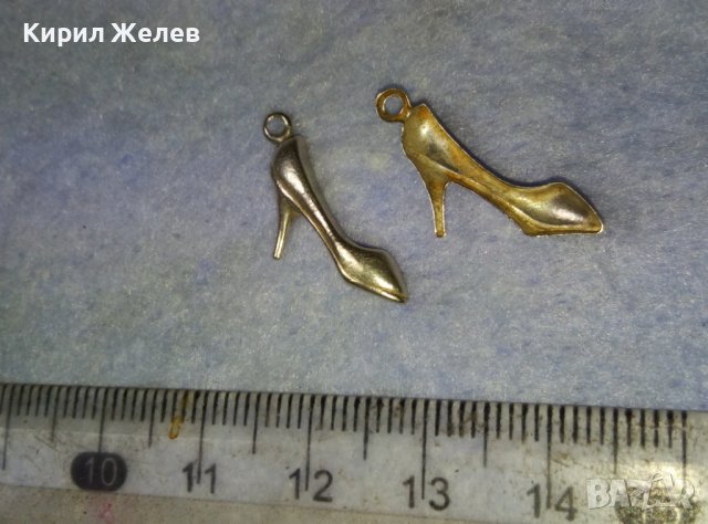 Две ЕЛЕГАНТНИ СРЕБЪРНИ ДАМСКИ ПАНТОФКИ ОБУВКИ - АРТ ВИСУЛКИ 40055, снимка 12 - Бижутерийни комплекти - 42380572