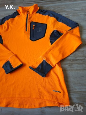 Оригинална мъжка блуза Salomon AdvancedSkin Warm, снимка 3 - Блузи - 42428528