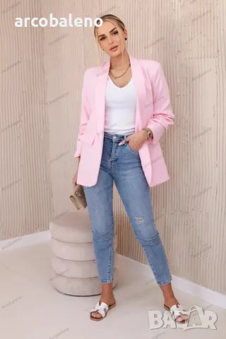 Елегантно дамско сако с ревери, 15цвята , снимка 7 - Сака - 48812671