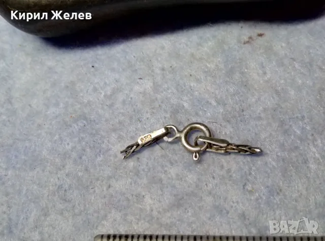 СТАРА СРЕБЪРНА ЗАКОПЧАЛКА СРЕБРО 925 КАРАБИНКА За ГРИВНА КОЛИЕ ВЕРИЖКА СИНДЖИРЧЕ 49920, снимка 2 - Други - 49524779