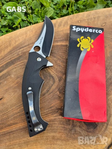 Сгъваем нож Spyderco Brend/Pirela Mamba ,flipper C196, снимка 8 - Ножове - 51052665