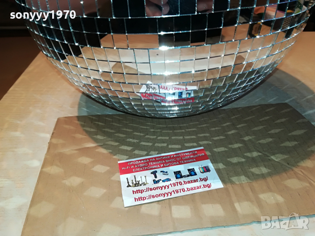 *Голяма профи диско топка-30см-за ДИСКОТЕКА/БАР, снимка 8 - Ресийвъри, усилватели, смесителни пултове - 15575877