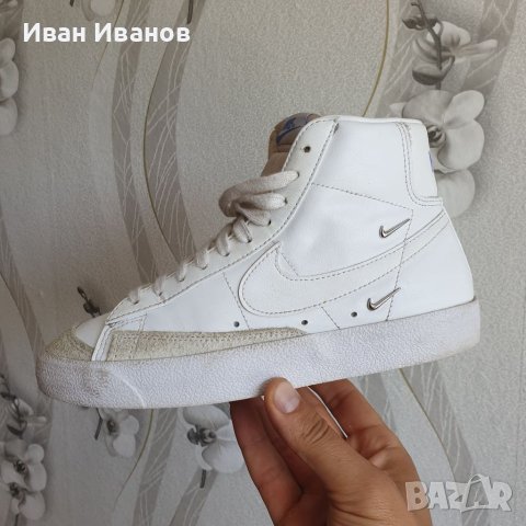 маратонки /кецове Nike Blazer Mid 77 White номер 39 , снимка 12 - Маратонки - 40998756