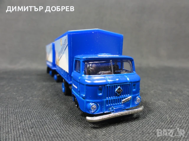 1/87 РЕТРО МЕТАЛНА КОЛИЧКА КАМИОН IFA W50 GRELL, снимка 5 - Колекции - 51120428
