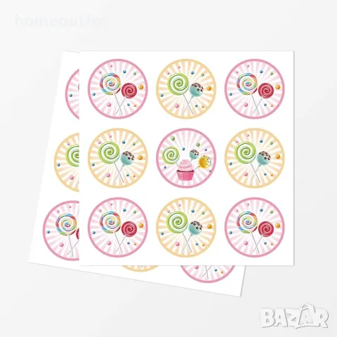 Детски хартиени торбички, пакет от 12 бр GIFT BAG (X12) X001AXIH0J (CANDY), снимка 4 - Други - 47547725