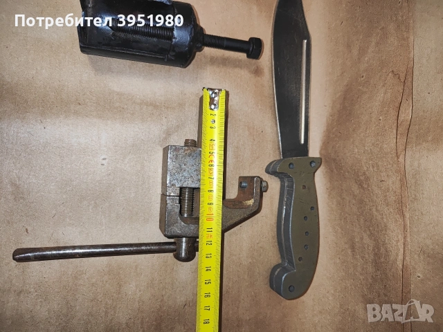 Заготовка за нож,скоба за лагери,малко менгеме, снимка 3 - Други инструменти - 53831610