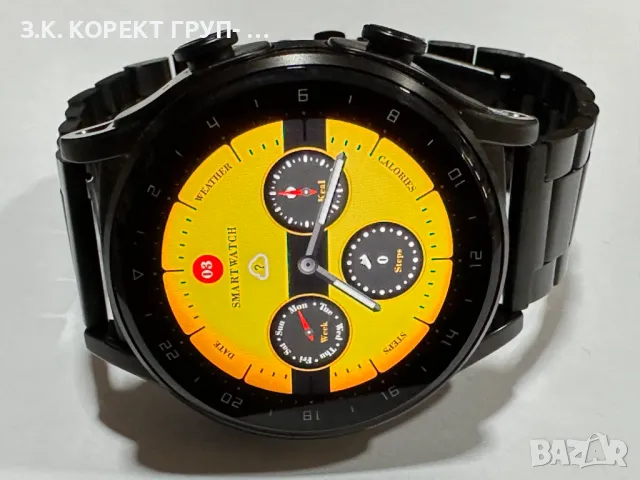 Смарт часовник GT66 TWS 2 в 1 със Слушалки, снимка 3 - Мъжки - 49350086