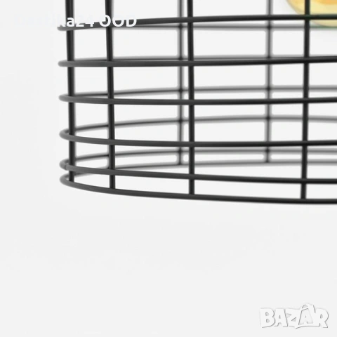 Модерен Спот Черен Метал с Декор Акация, снимка 6 - Лампи за стена - 53383254