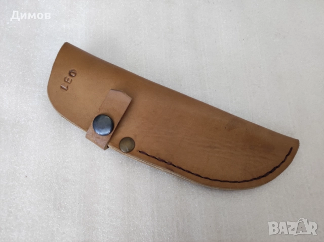 Кания от естесвена кожа, снимка 3 - Ножове - 51495252