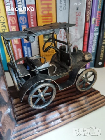 Подпори/стопери за книги с ретро автомобили , снимка 8 - Антикварни и старинни предмети - 50964233