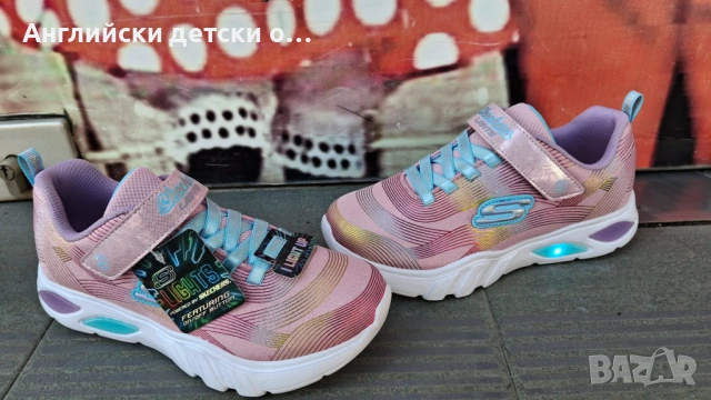 Английски детски светещи маратонки-SKECHERS, снимка 2 - Детски маратонки - 53770102