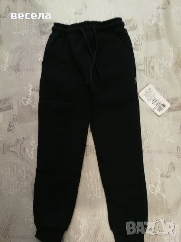 Топли ватирани панталончета, плътна вата, тъмносин цвят. Големини 6,8,10.12,14,16год, снимка 4 - Спортни дрехи, екипи - 42625509