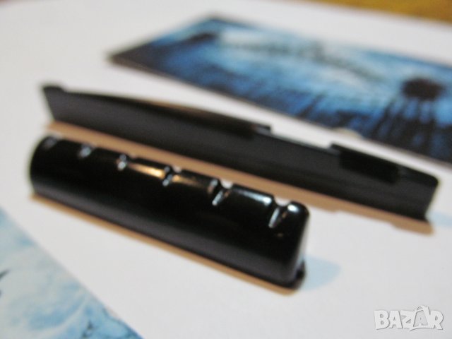 ЧЕРНИ Nut and Saddle за акустична китара, снимка 2 - Китари - 35838028