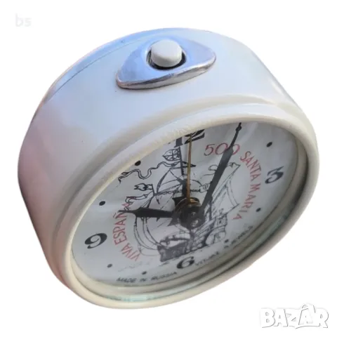 Ретро будилник Vitjaz Viva Espana /обслужен/, снимка 6 - Антикварни и старинни предмети - 49073610