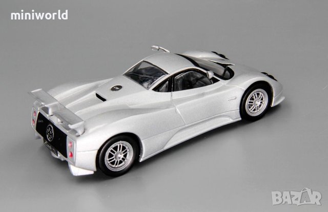 Pagani Zonda C12S 2000 - мащаб 1:43 на DeAgostini моделът е нов в блистер, снимка 2 - Колекции - 44434350