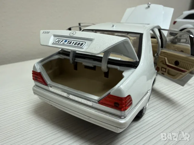 Mercedes W140 S-Class 1:24 мащаб, снимка 11 - Колекции - 55769329