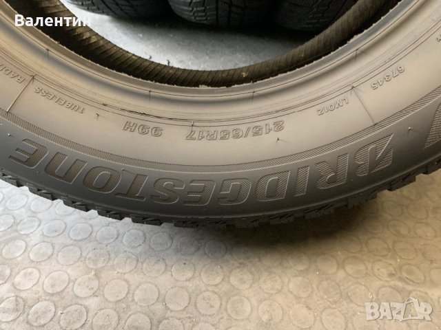 215 65 17, Зимни гуми, Bridgestone BlizzakLM001, 4 броя, снимка 6 - Гуми и джанти - 42313491