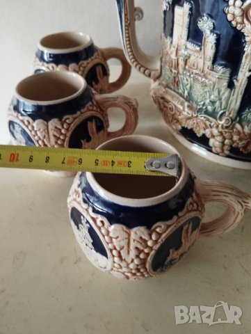 стар керамичен сервиз за буле, снимка 3 - Други ценни предмети - 41929892
