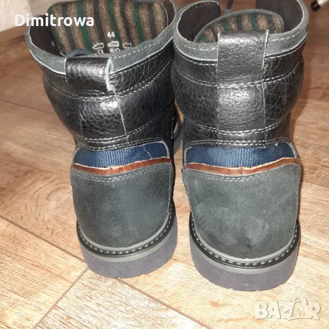 н.44 AM SHOE Mens Leather Lace Up Boots, снимка 4 - Мъжки боти - 47489158