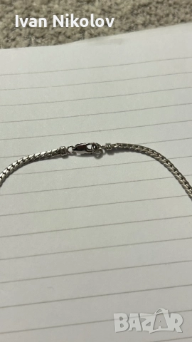 Дамско сребърно колие, снимка 4 - Колиета, медальони, синджири - 52945713