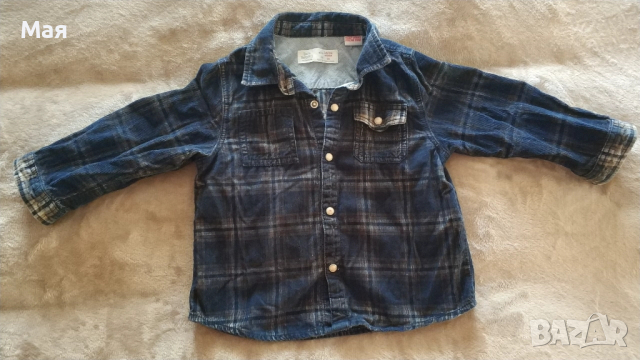 Дънки Next, Риза Zara, Панталон H&M размери 86 и 92, снимка 2 - Панталони и долнища за бебе - 52637768