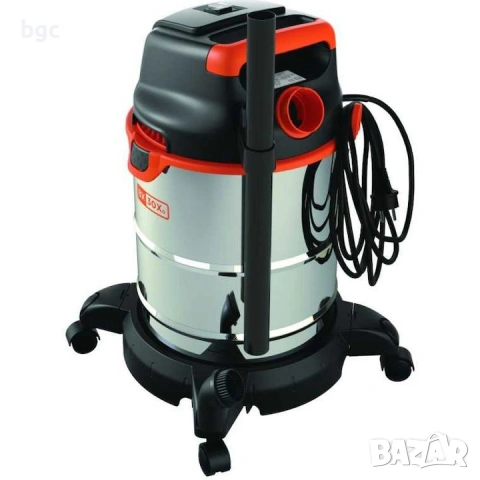 НОВА Прахосмукачка за мокро и сухо почистване Black&Decker BXVC30XDE, 1600W, 30 - 24 месеца гаранция, снимка 2 - Прахосмукачки - 53456888