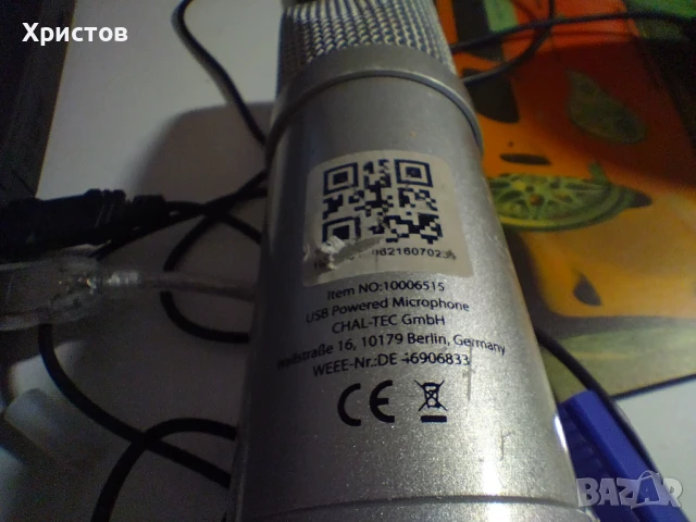 AUNA USB CONDENSER MIC, снимка 5 - Микрофони - 50447279