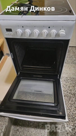 Спешно!!! Отлично работеща електрическа печка ARISTON, керамичен плот , снимка 5 - Печки, фурни - 52843861