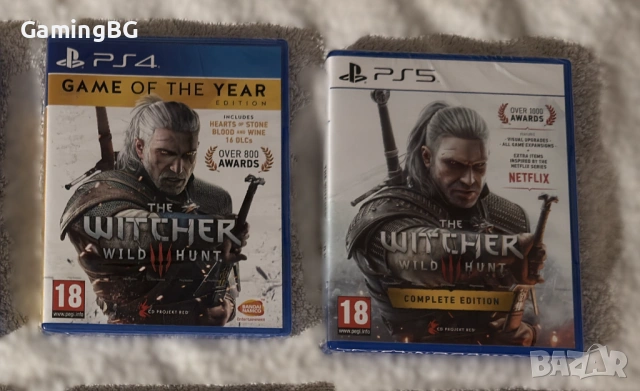 чисто нова The Witcher 3: Wild Hunt Complete Edition за PS5 и PS4, снимка 3 - Игри за PlayStation - 45583173