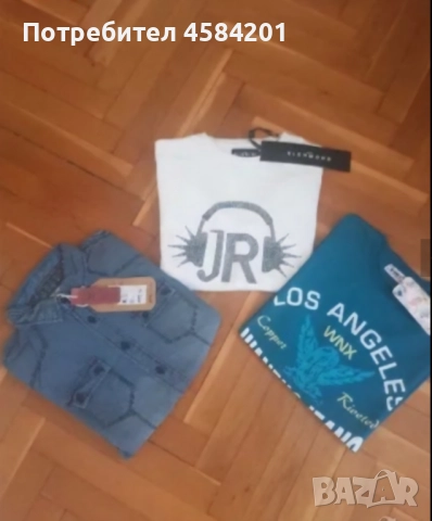 НОВИ детски блузи RICHMOND,WANEX и риза SMALL GANG за 12 г.момче