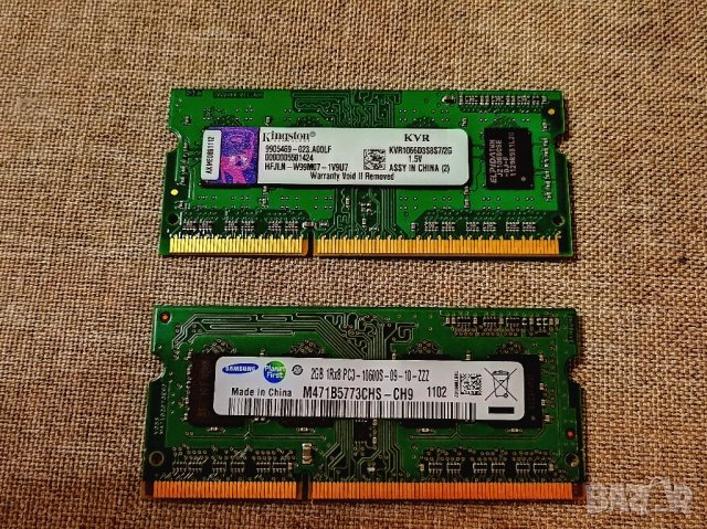 Ram памет за лаптоп 4gb DDR 3 Kingston / Samsung, снимка 1 - RAM памет - 40567909